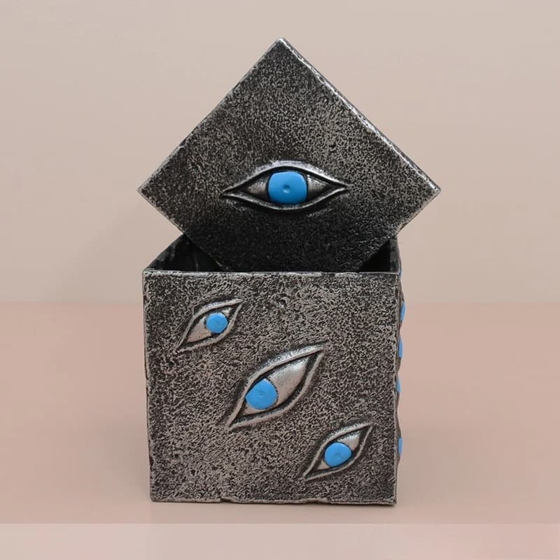 Model Jujutsu Kaisen Prison Realm 9 cm, Special Magic Item, Anti-dust Container Box, Gift Ornament