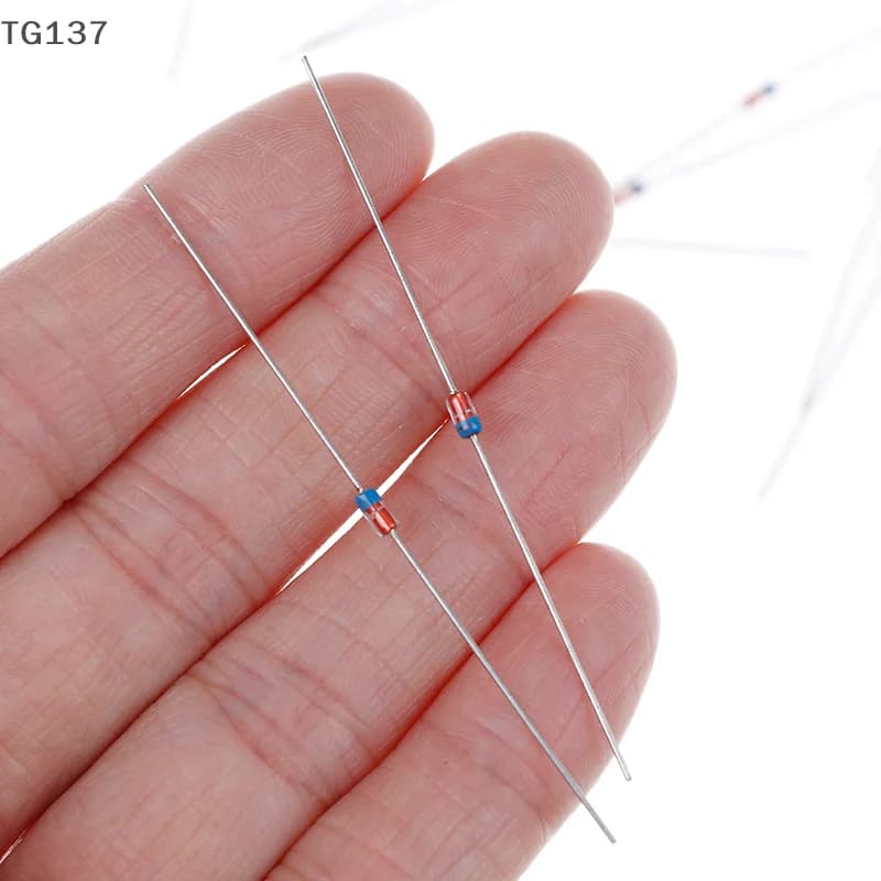 20 Pz 1N34A DO-35 1N34 IN34A NUOVO Diodo Rivelatore di Germanio Per AM/FM Crystal Radio TV Riparazione di Componenti Elettronici
