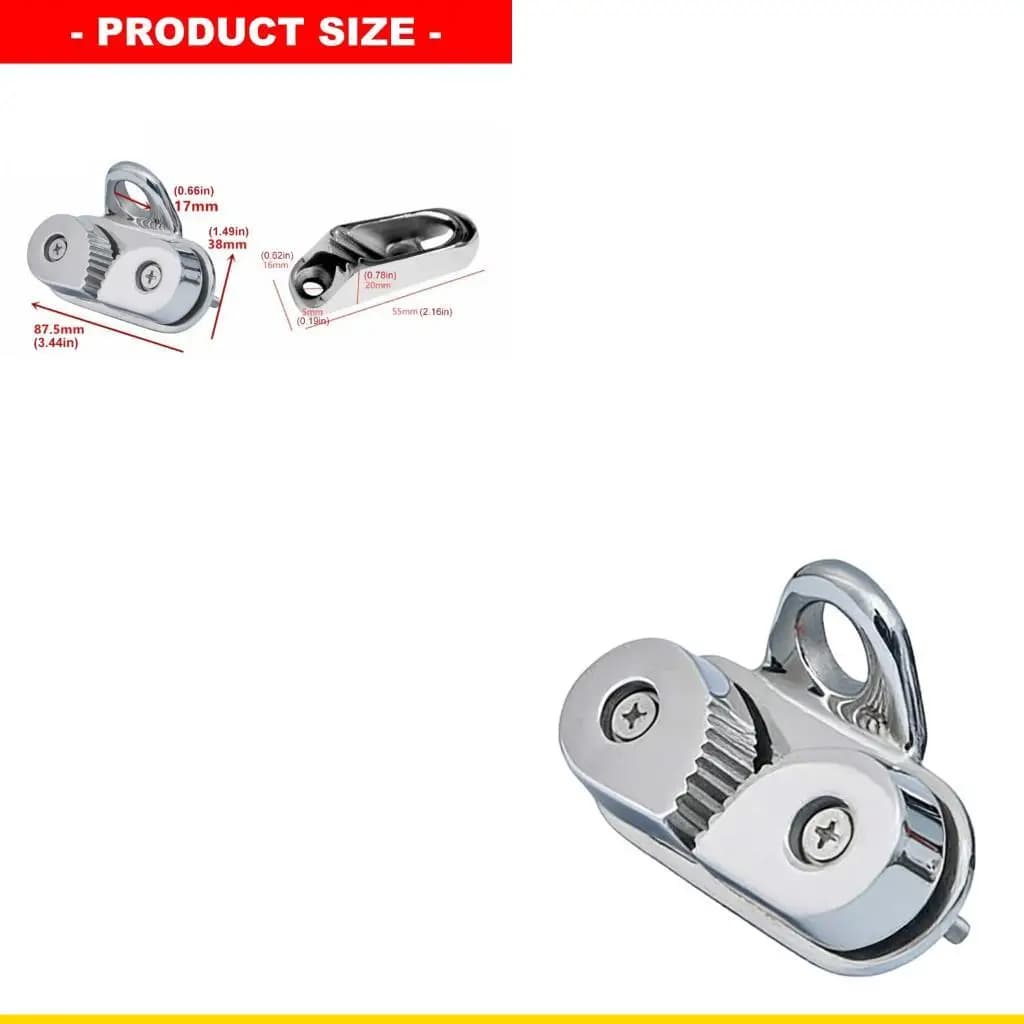 Set 2 tacchette per albero a camme marine SZCH per il fissaggio sicuro della corda varie imbarcazioni