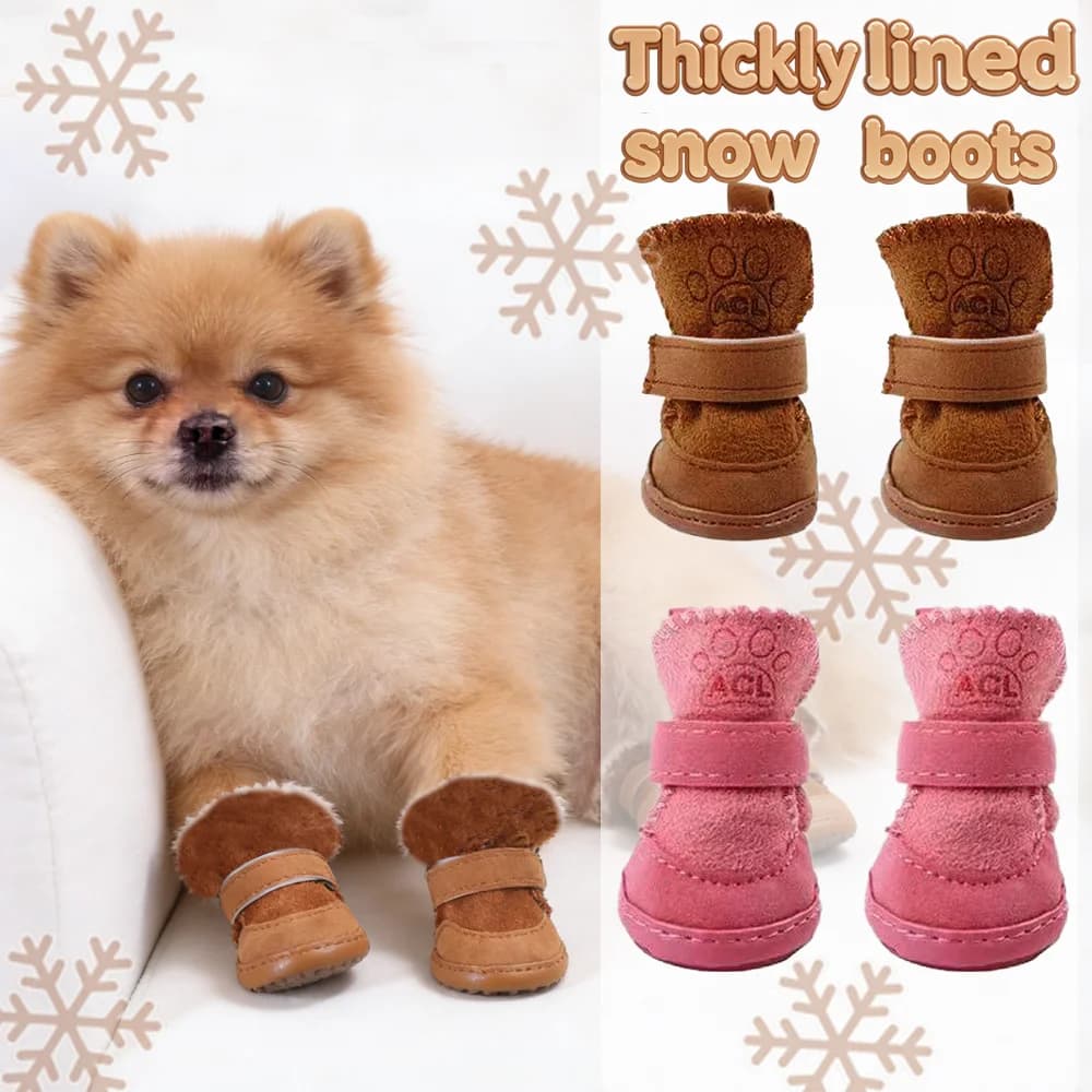 Stivali Antipioggia per Animali Domestici, Scarpe Impermeabili Antiscivolo per Cani e Gatti, Stivali in Gomma Antisporcamento per Teddy e Chihuahua