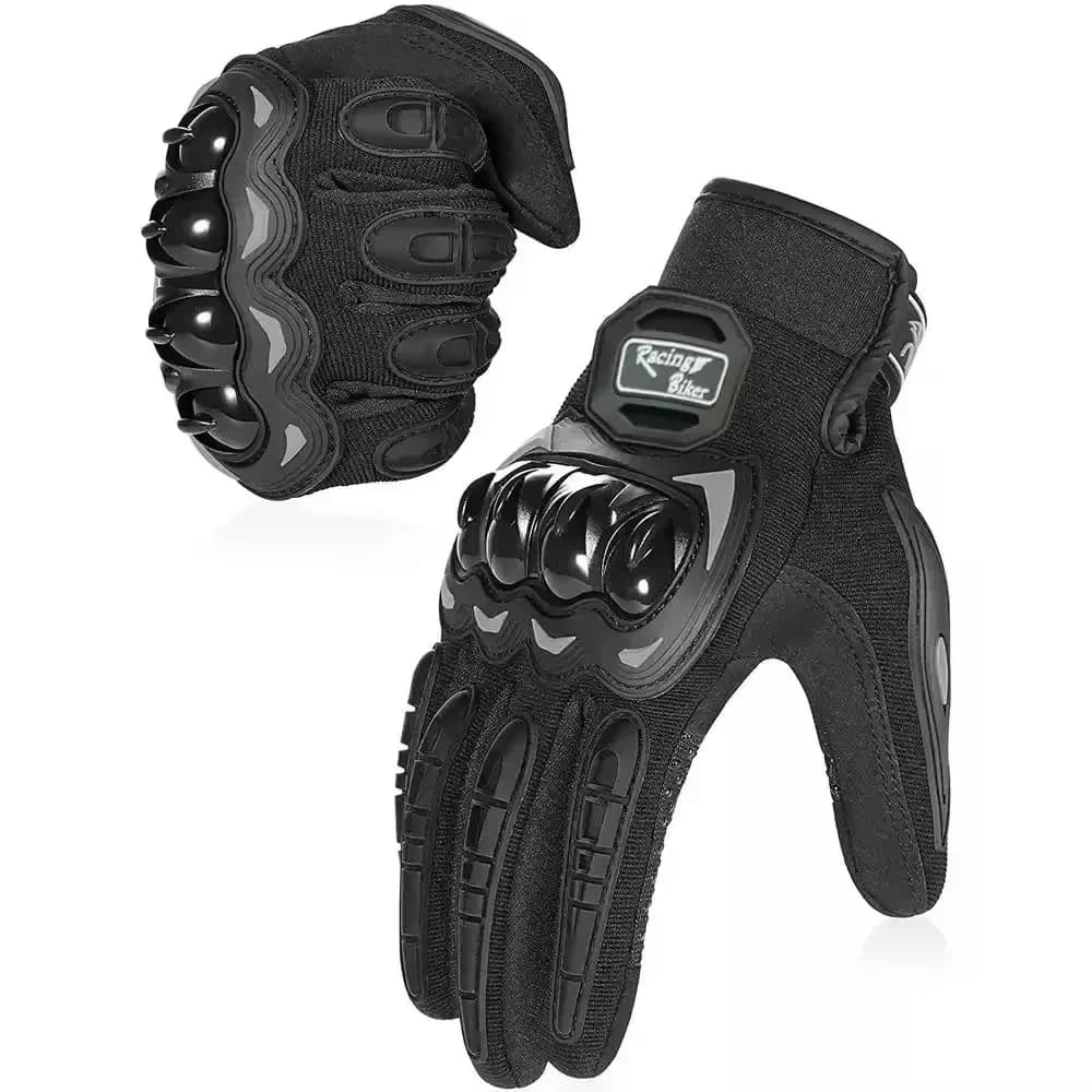 Summer riding gloves for motorcycle Tactical motorcycle gloves compatible with touchscreen with rigid and breathable noches
