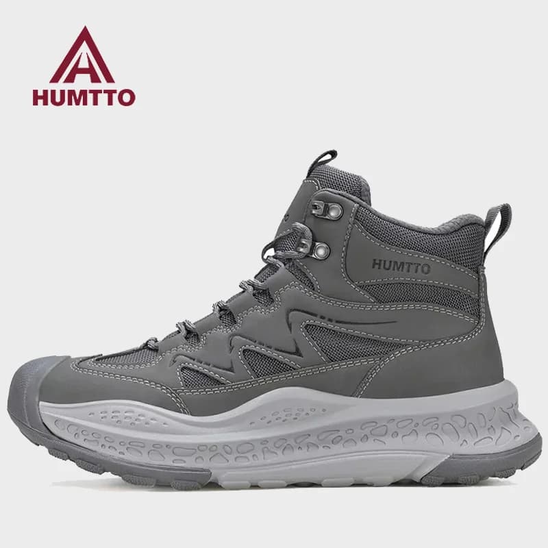 humtto scarponi da trekking in montagna scarpe da arrampicata uomo inverno sneakers sportive impermeabili alte scarpe da caccia maschili all'aperto scarpe calde
