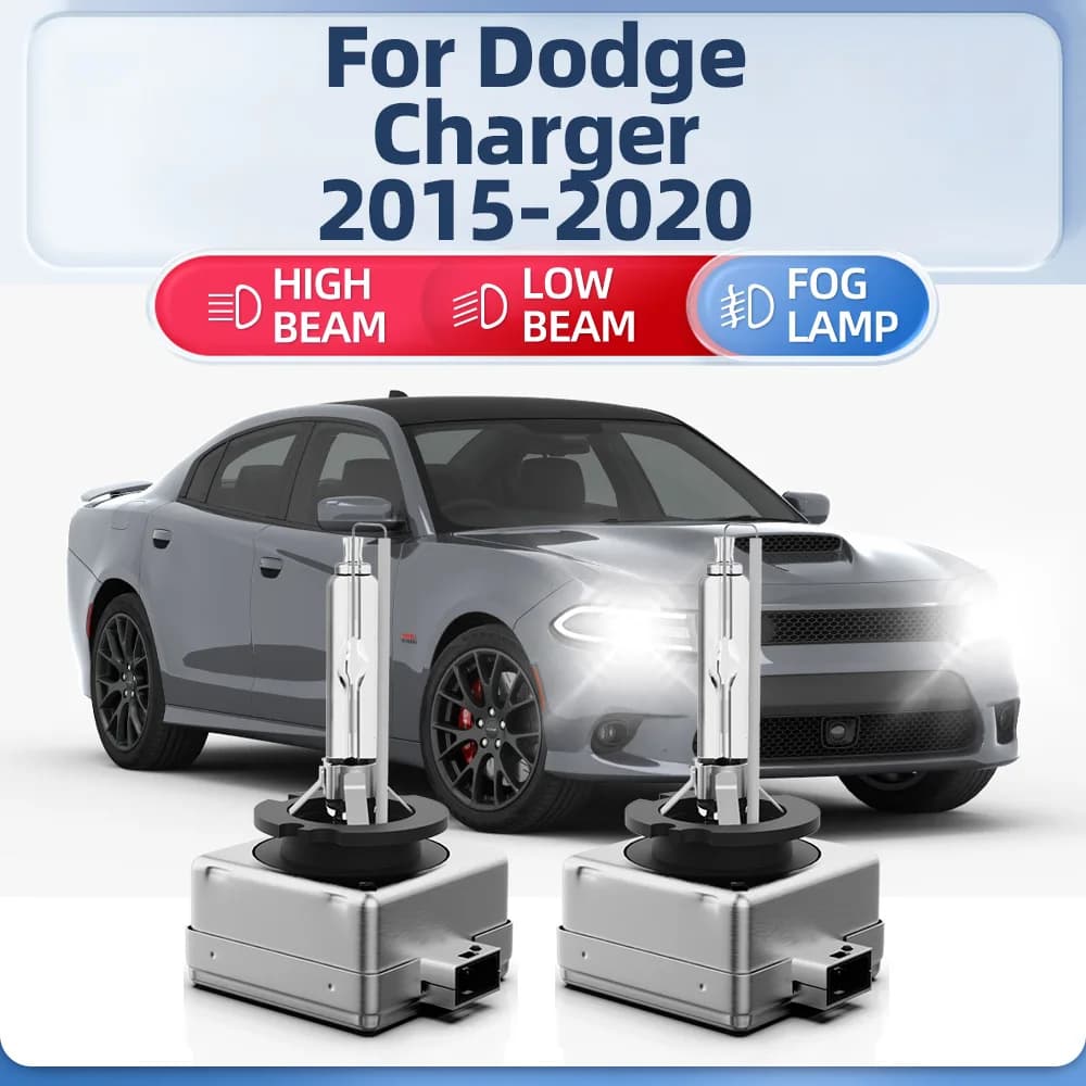 CORSSFOX D3S Xenon HID Lampadine per fari 20000LM CSP Chip Canbus Fari Ampoule per Dodge Charger 2015 2016 2017 2018 2019 2020