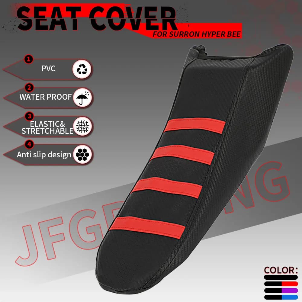 Coprisedile Coprisedili in PVC Accessori moto antiscivolo impermeabili per SUR-RON Surron Hyper Bee Electric Dirt E-Bike