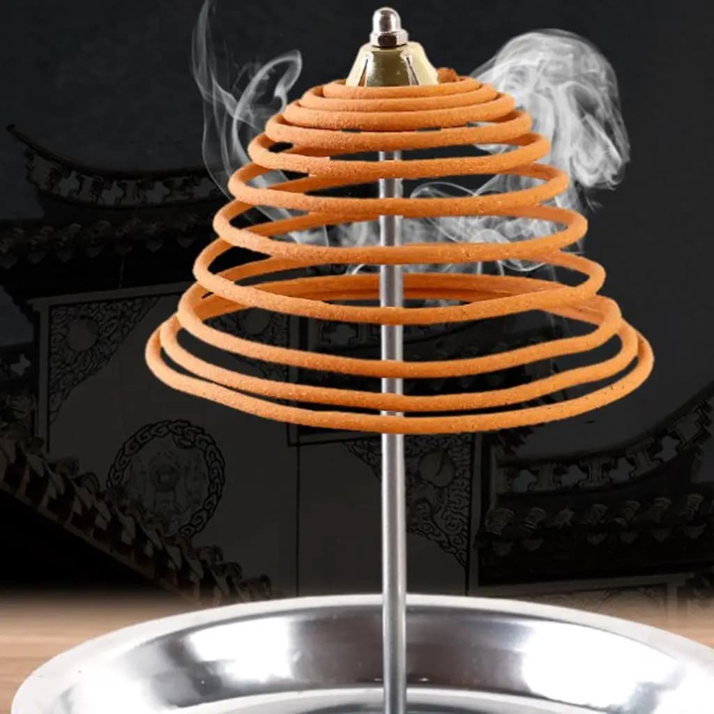Calabash Gourd Incense Spiral Stick Natural Coil Herbal Incense for Spa Relaxation and Meditation Corner