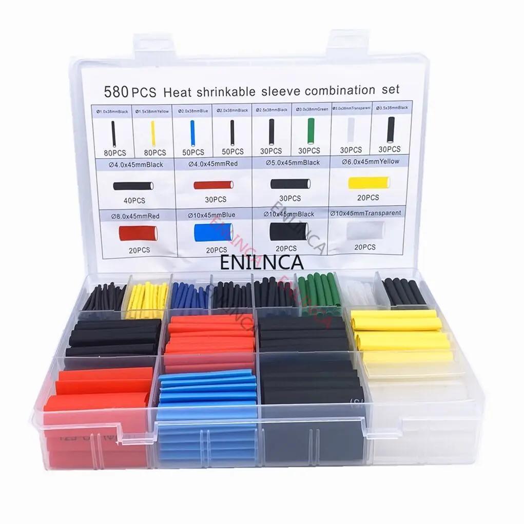 127-750 pz Termoretrabile Pipe Thermo Resistant Winding Kit Termoretrabile Connection Cable Electric Cable Insulating Guain