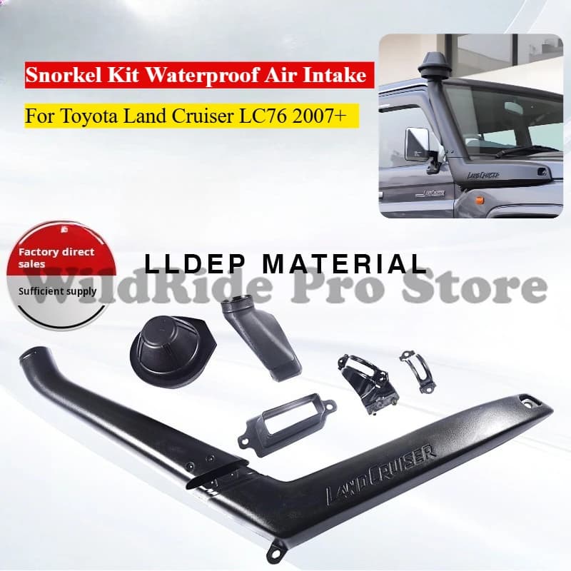 Per Toyota Land Cruiser LC76 2007+ OEM Snorkel Kit Presa d'aria impermeabile Off-Road 4x4 Wading