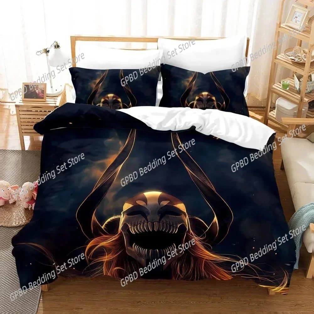 Anime Bleach Toushirou Ichigo 3D NUOVA Copripiumino Federa Set di biancheria da letto Adulto Ragazzo Ragazza Decorazione camera da letto Singolo Doppio Grande