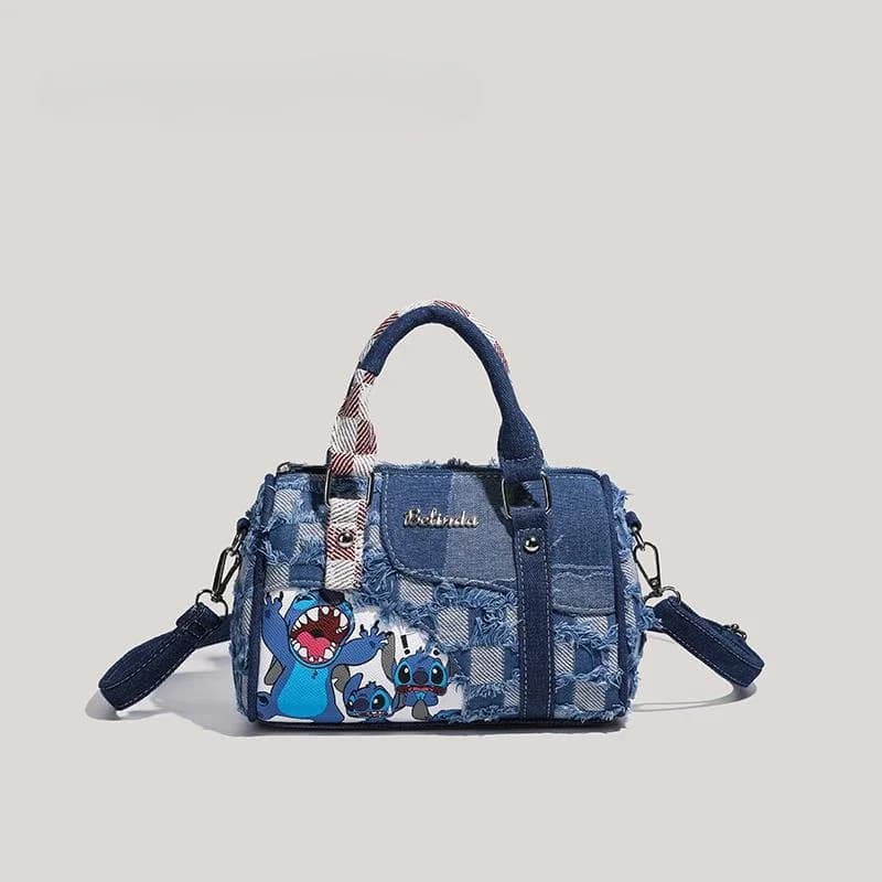 Disney Bags Mickey Purses and Handbags Stitch Pouch for Women Winnie Pooh Kawaii Wallet Cartoon Plush Cute Shoulder Cases