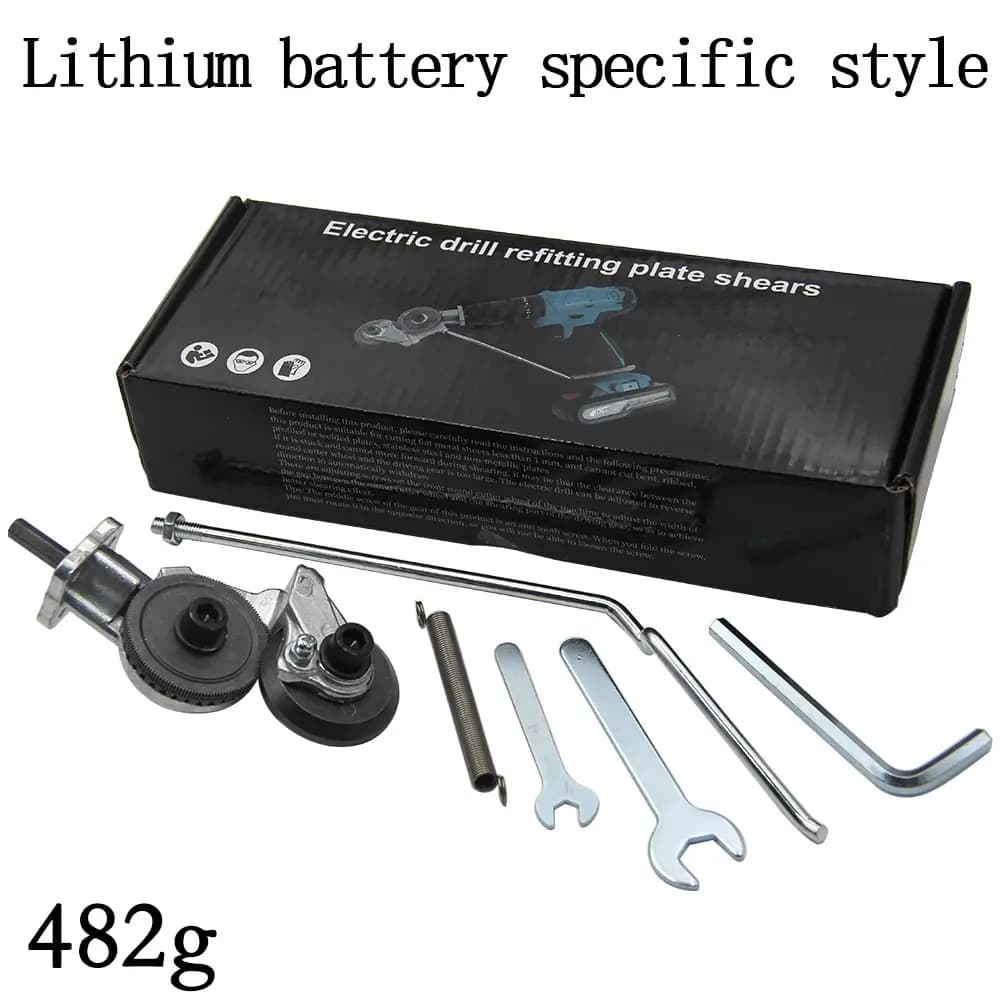 Trapano elettrico manuale multifunzionale per taglierina per piastre Trapano elettrico Taglierina per lamiere di ferro per accessori per utensili per taglierina per piastre metalliche