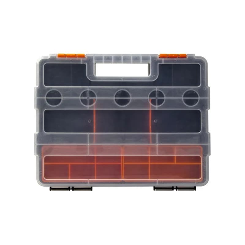 Scatola portaoggetti per attrezzi, scatola in plastica multi-scomparto staccabile, scatola per la classificazione e l'organizzazione di accessori per orologi