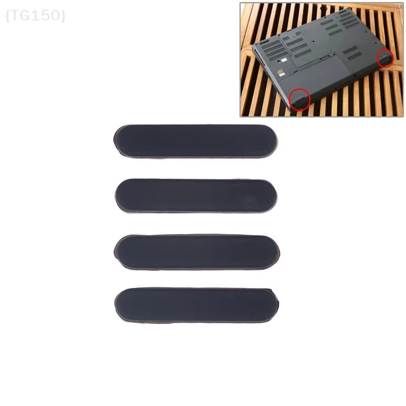 【Ja】4 piedini in gomma per laptop ThinkPad P50/P51/P52, set di cuscinetti antiscivolo di ricambio per la parte inferiore