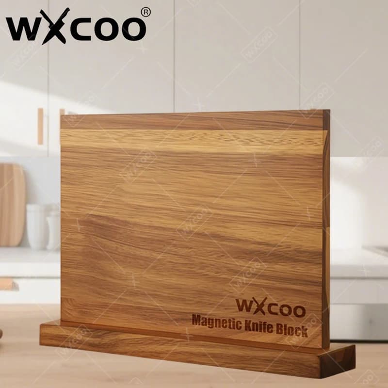 WXCOO Magnetic Knife Holder Kitchen Knife Holder Double Sided Magnetic Knife Holder for Kitchen Knives