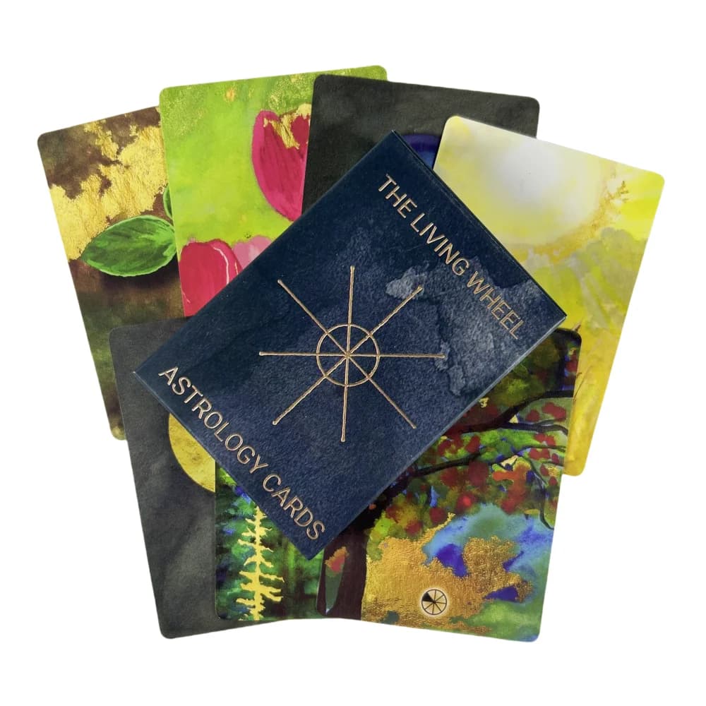 The Living Wheel Astrologia Tarocchi Carte Raccolta di famiglia Mazzo di divinazione Tarocchi da gioco Carte da gioco