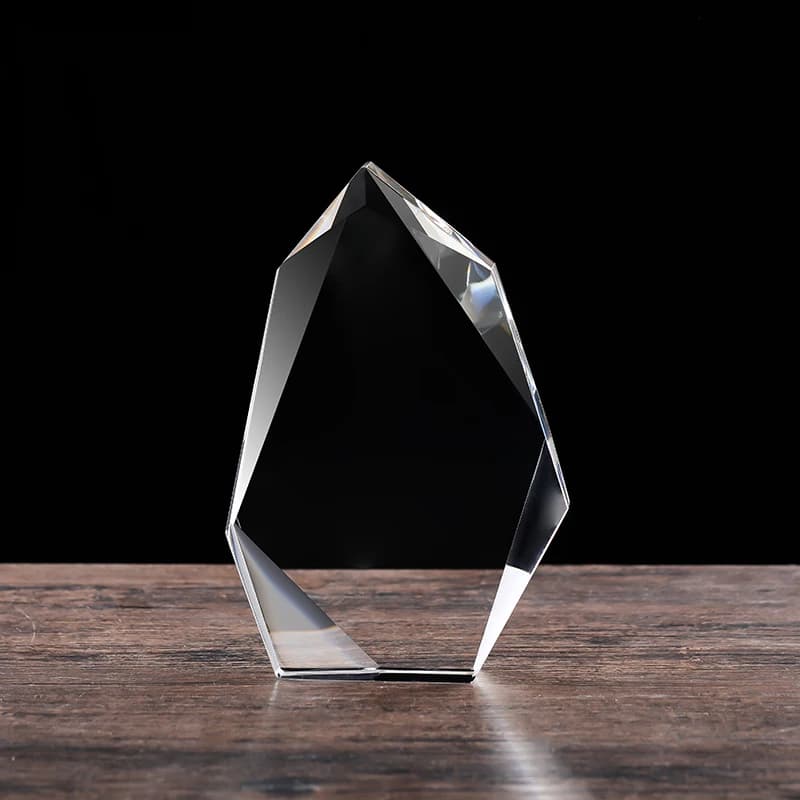 XTOOL Blank K9 Shining Crystal iceberg Figurine Crystal Photo Frame for Photo Laser Engraving Festival Souvenirs Gifts