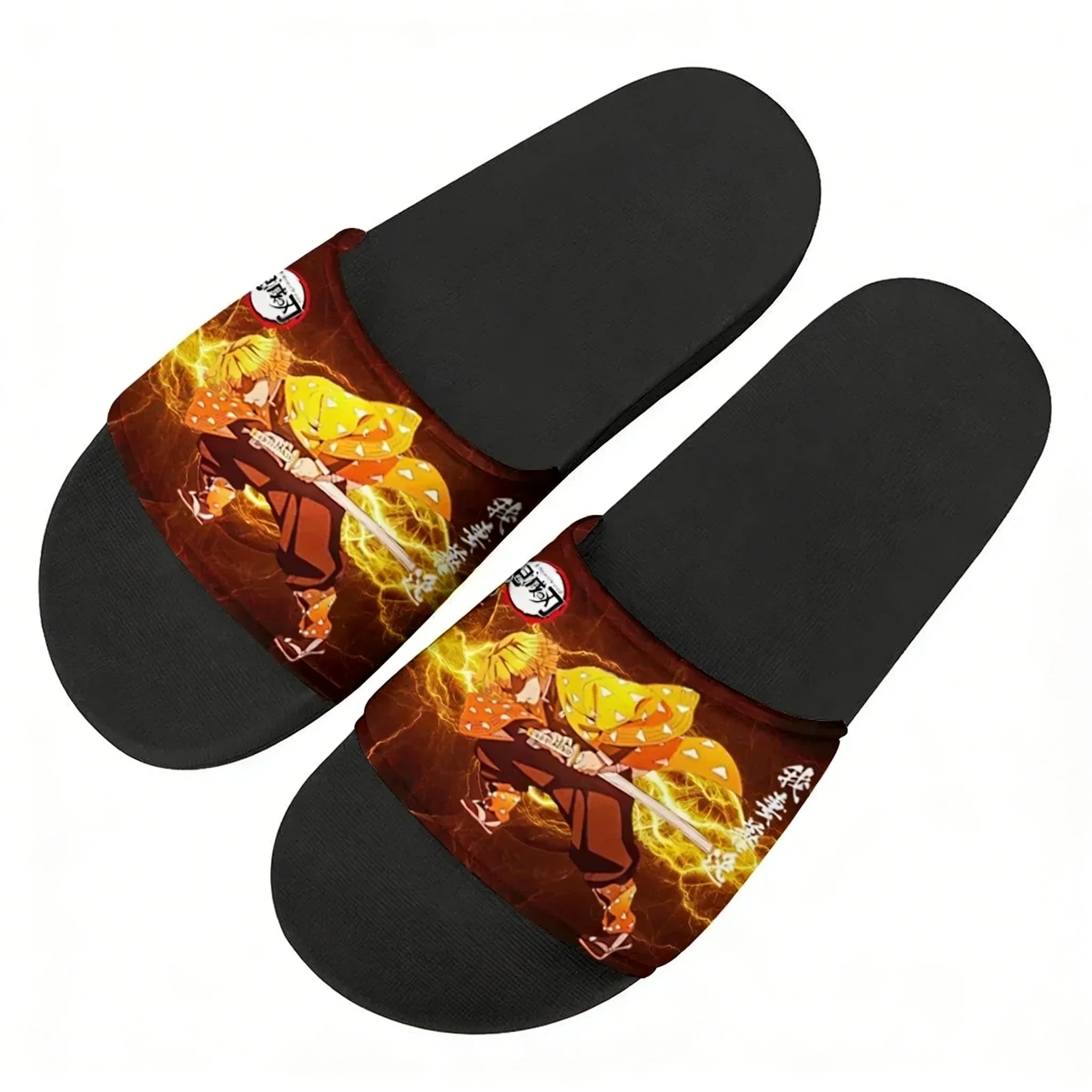 Ciabatte Agatsuma Zenitsu, Scarpe da Casa e Acqua per Uomini, Donne e Adolescenti, Sandali da Spiaggia e Piscina con Design Cartoon, Ciabatte Estive Personalizzate