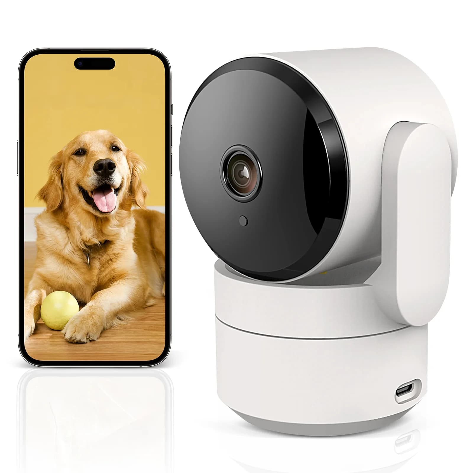 Amorom 1080P Wifi Ip Camera Indoor Wireless Night Vision Ai Detect P2P telecamere di sorveglianza Baby Monitor Support Google & Alexa