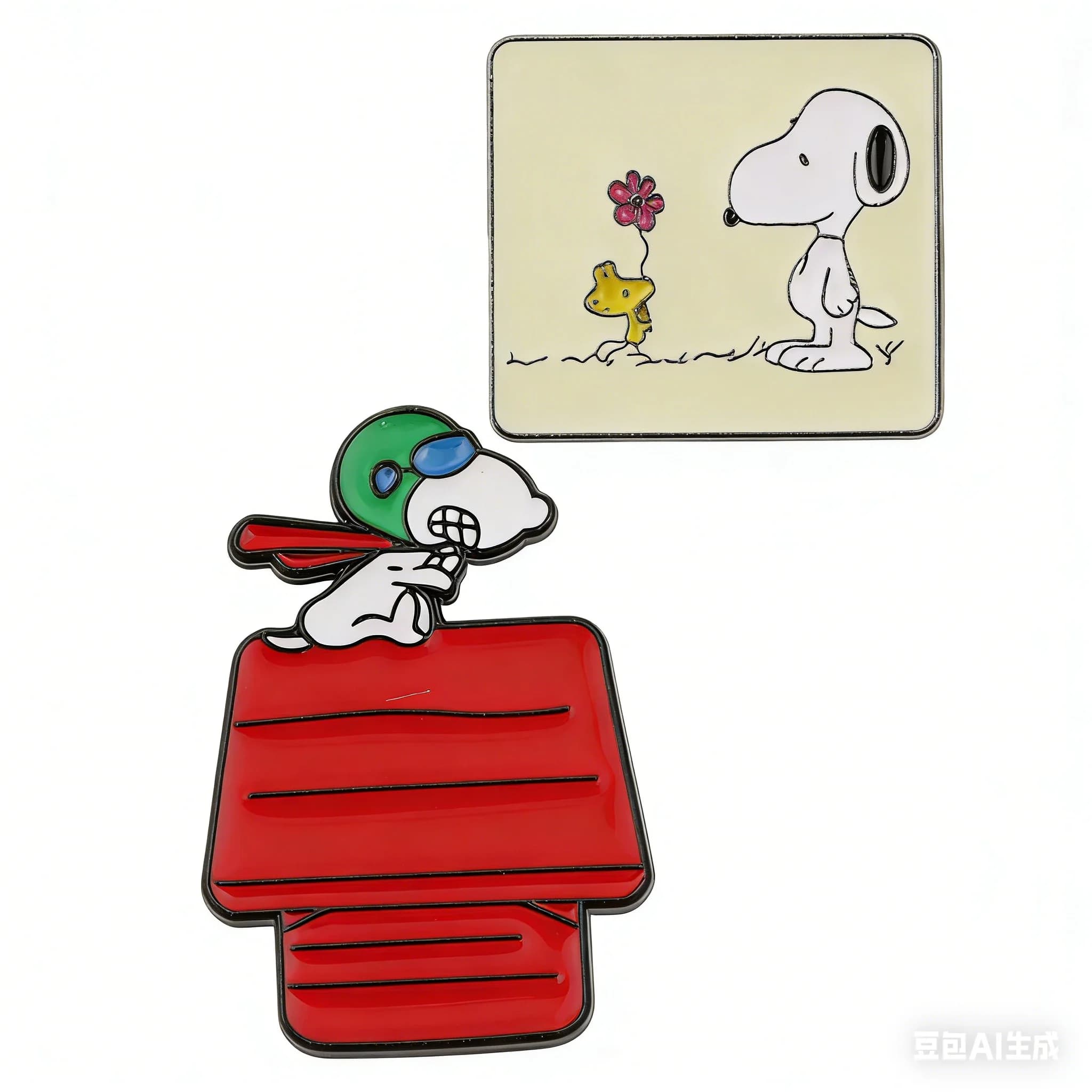 Spilla Snoopy in metallo, stile cartone animato giapponese, simpatica, per zaini, valigette e accessori per abbigliamento, idea regalo
