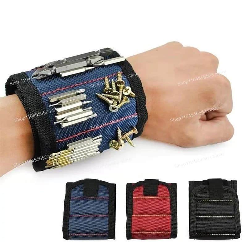 Magnetic Wrist Strap Adhesive Velcro Hardware Tools Screwdriver Screws Absorb Magnetic Wrist Strap