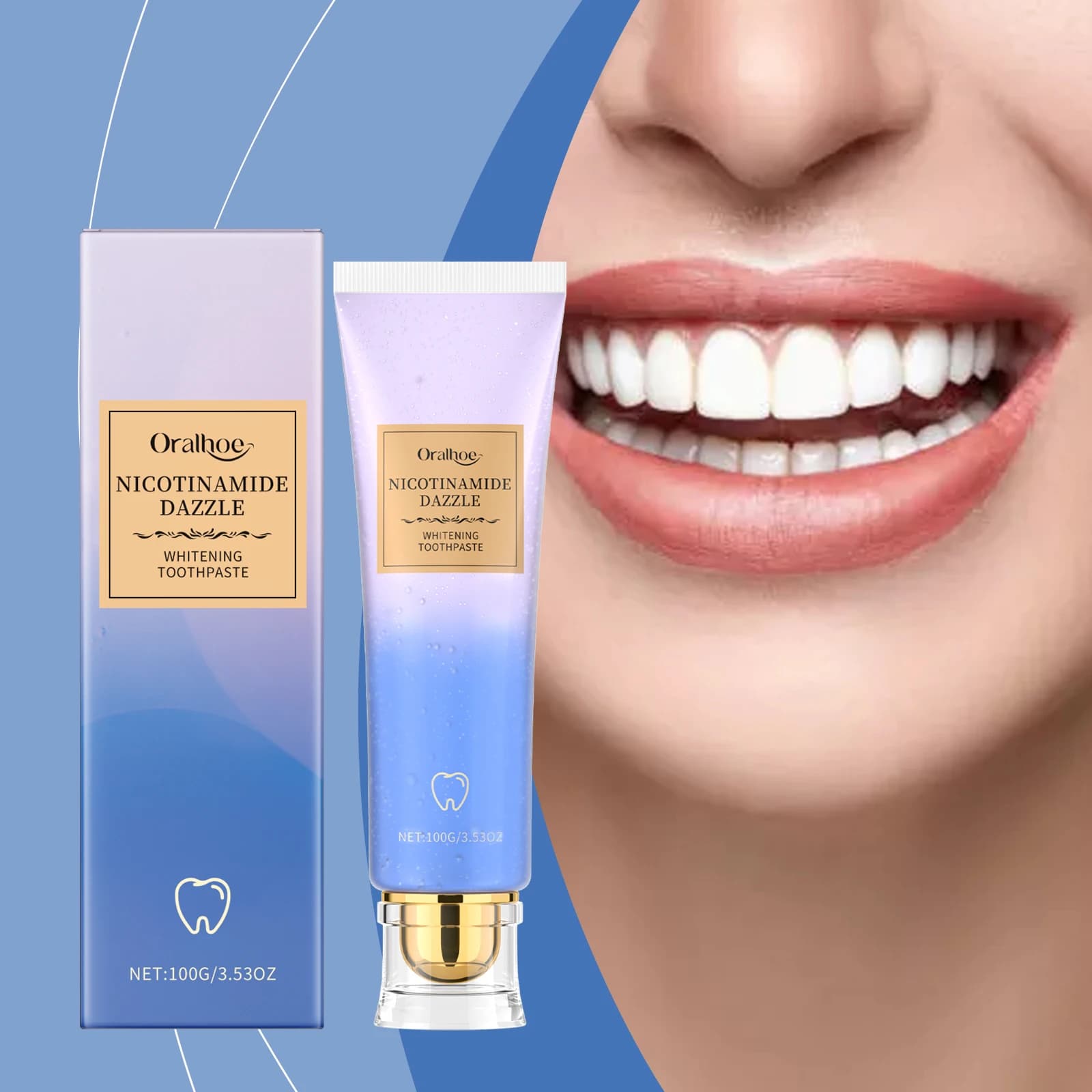 Niacinamide Corrector Toothpaste Tooth Whitening Of Tooths Macchia Plaque Removal Protecting The Esmalt Reducing The Injury Of Cooling Tooths Oral Hygiene