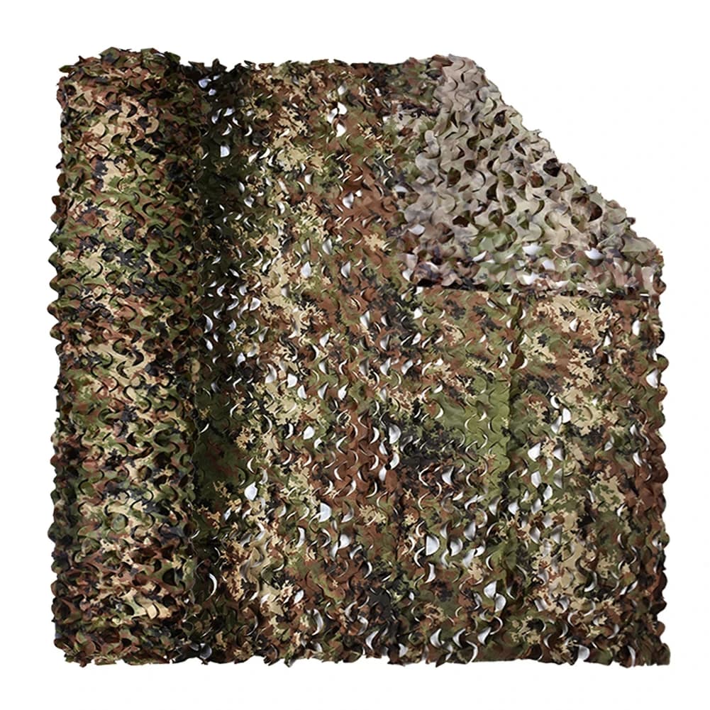 Camouflage Net 1.5m Hunting Camo Netting For Camp Fence Hunt Sun Shade Shelter Watching Hide Party Decorations White Black Green