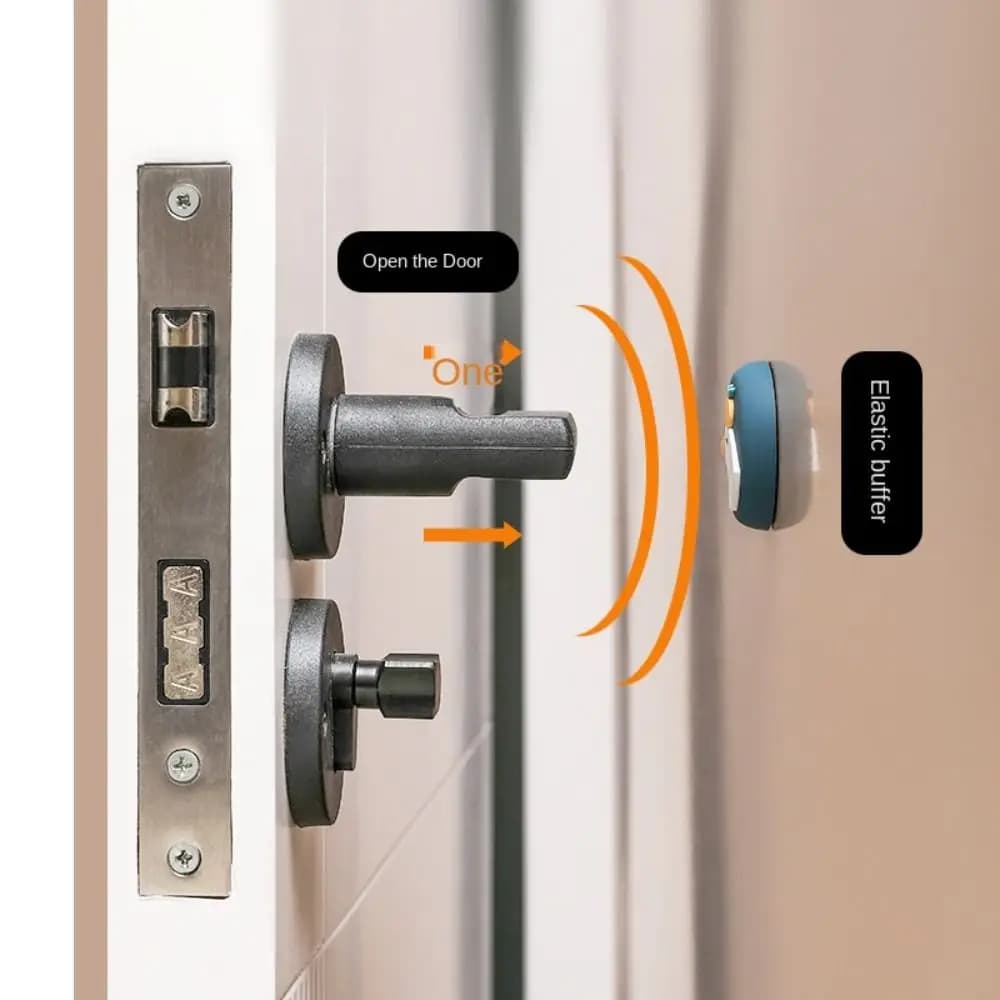 Cute Wall Protector Door Crash Pad Anti-collision Animals Design Door Handle Bumper Simple Mute Door Stopper Refrigerator