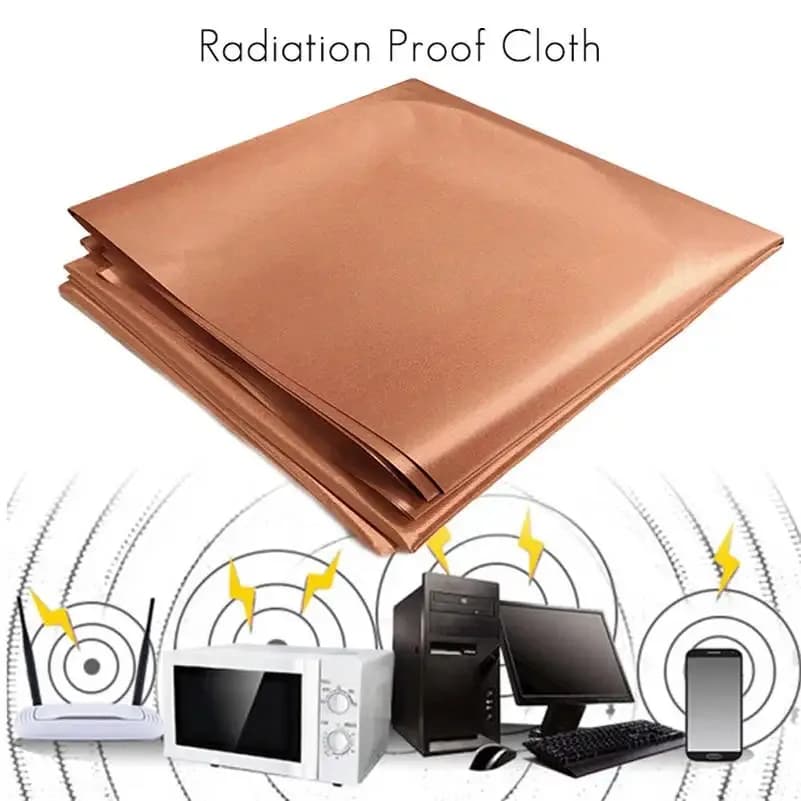 Singal Wifi EMI EMP RF EMP RF Copper Cloth 1/3/5/10/20 Meter EMF Protection Pure Copper Fabric-Blocking RFID Radiation