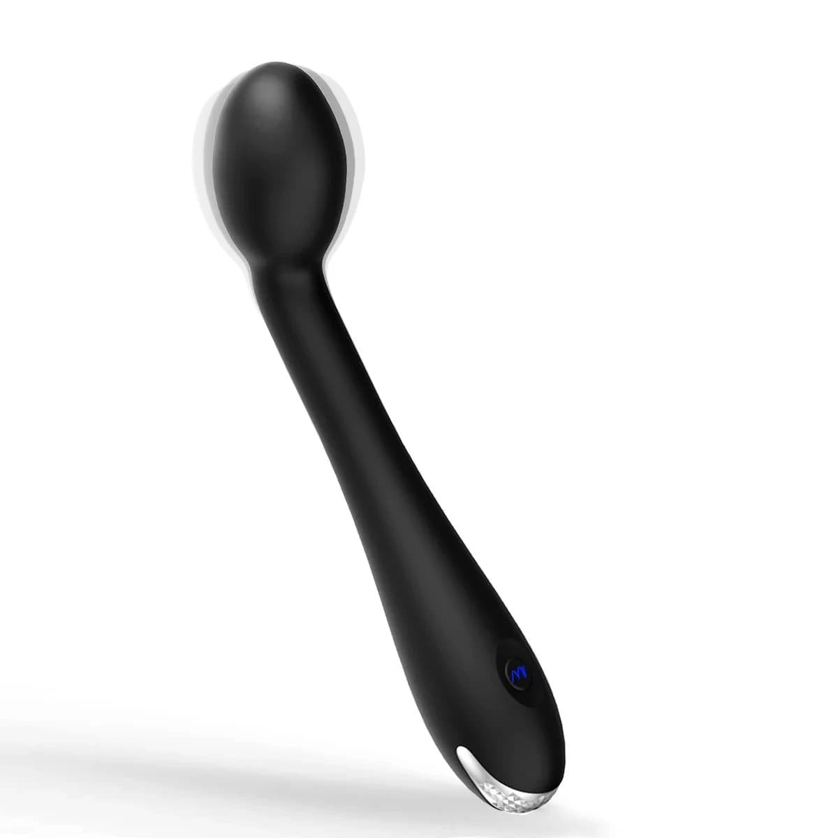 Vibratore del punto G a 12 velocità - Massaggiatore della prostata con plug anale in silicone, stimolatore silenzioso ricaricabile tramite USB, giocattolo sessuale per adulti per donne