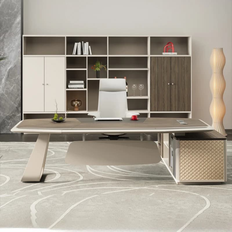 Scrivanie per computer da ufficio Scrivania a forma di L Sala da lavoro Studio Uffici domestici Mobili moderni Tavolo da officina Camera da letto Esecutive Gaming Corner