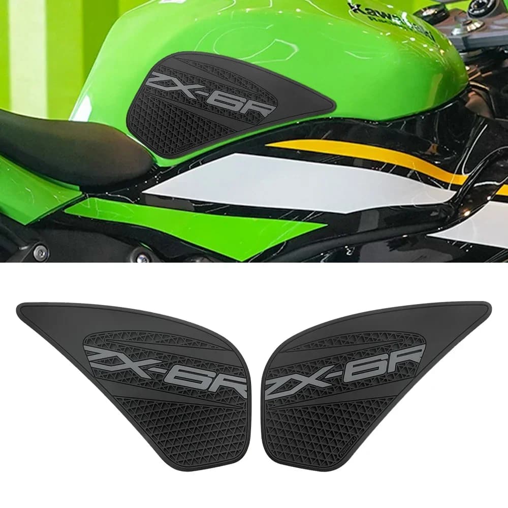 For Kawasaki ZX-6R ZX6R 2009-2016 Moto Tank Pad Ginocchio Protection Grip