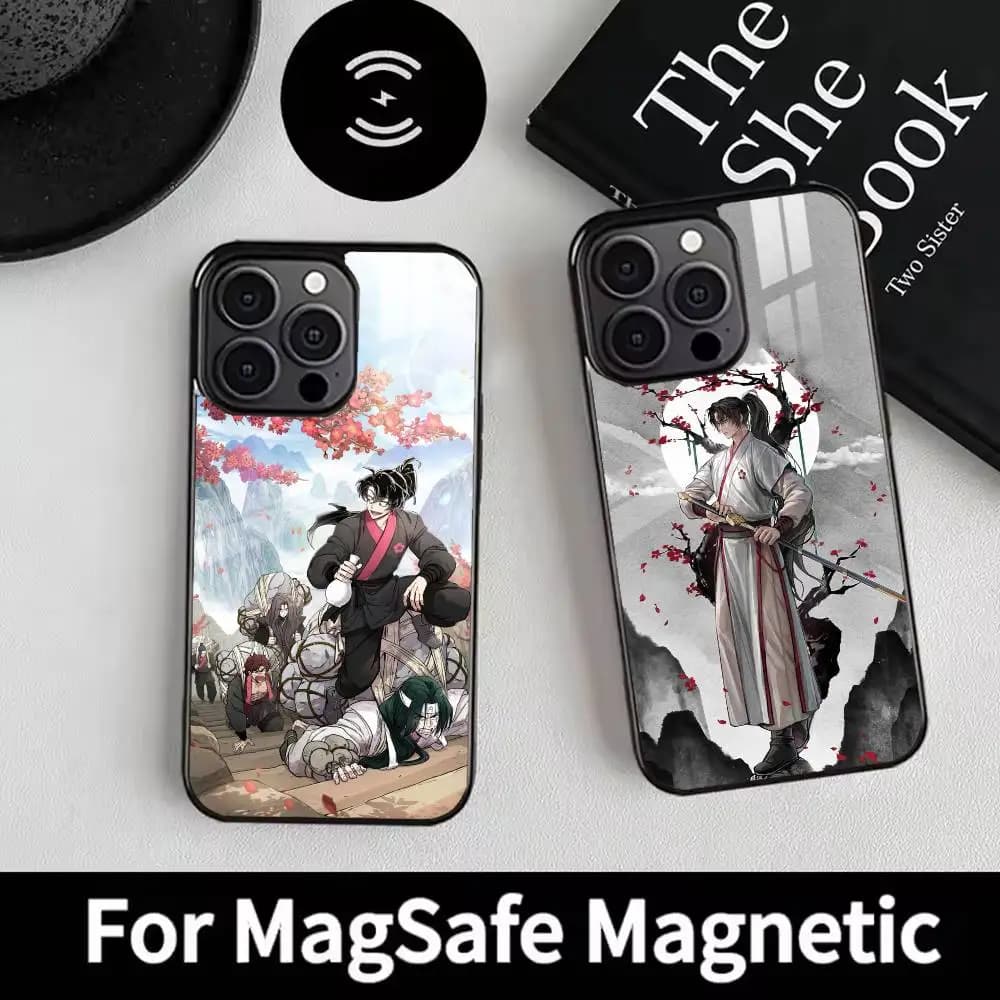 Cover per telefono Comic R-Return Of The Blossoming Blade per iPhone 17, 16, 15, 14, 13, Plus, Pro, Max con ricarica wireless magnetica MagSafe