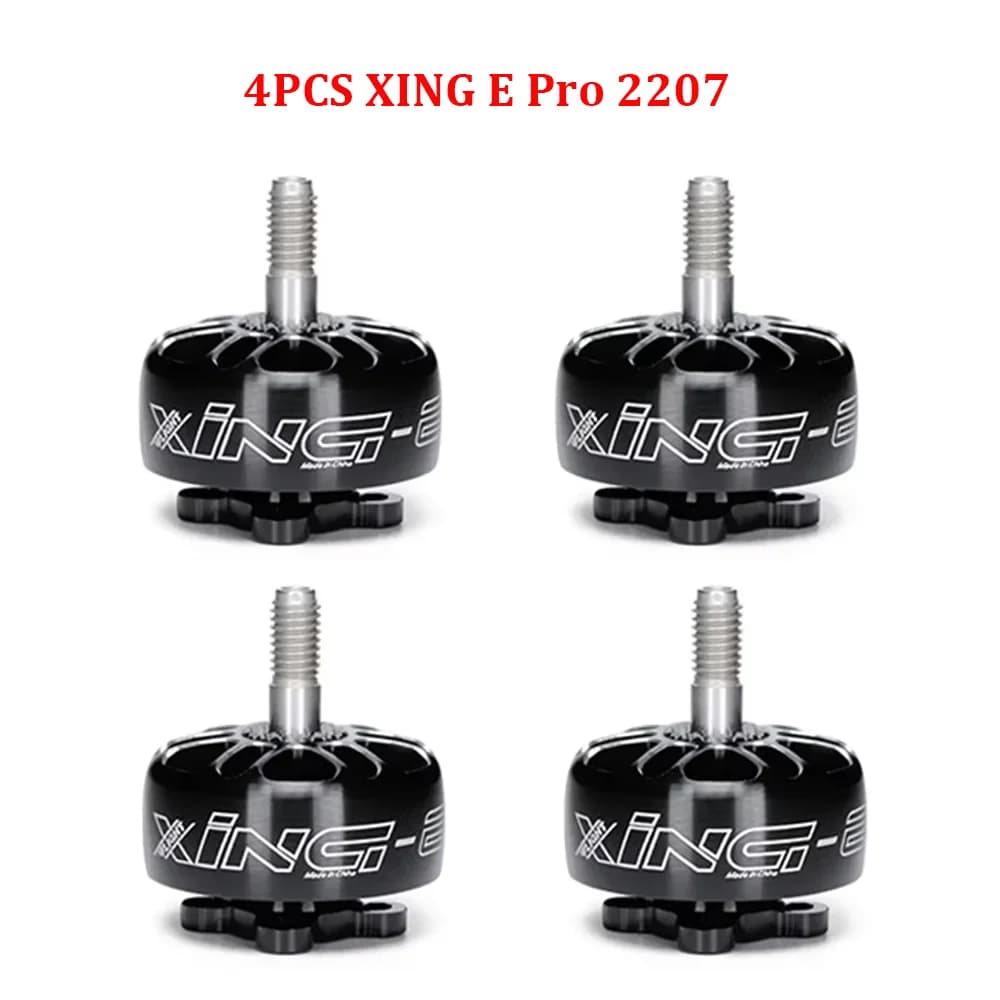 4PC iFlight XING E Pro 2207 1800KV 6S /2450KV 2750KV 4S Motore Brushless Compatibile Elica da 5 pollici per RC FPV Racing Drone Parti