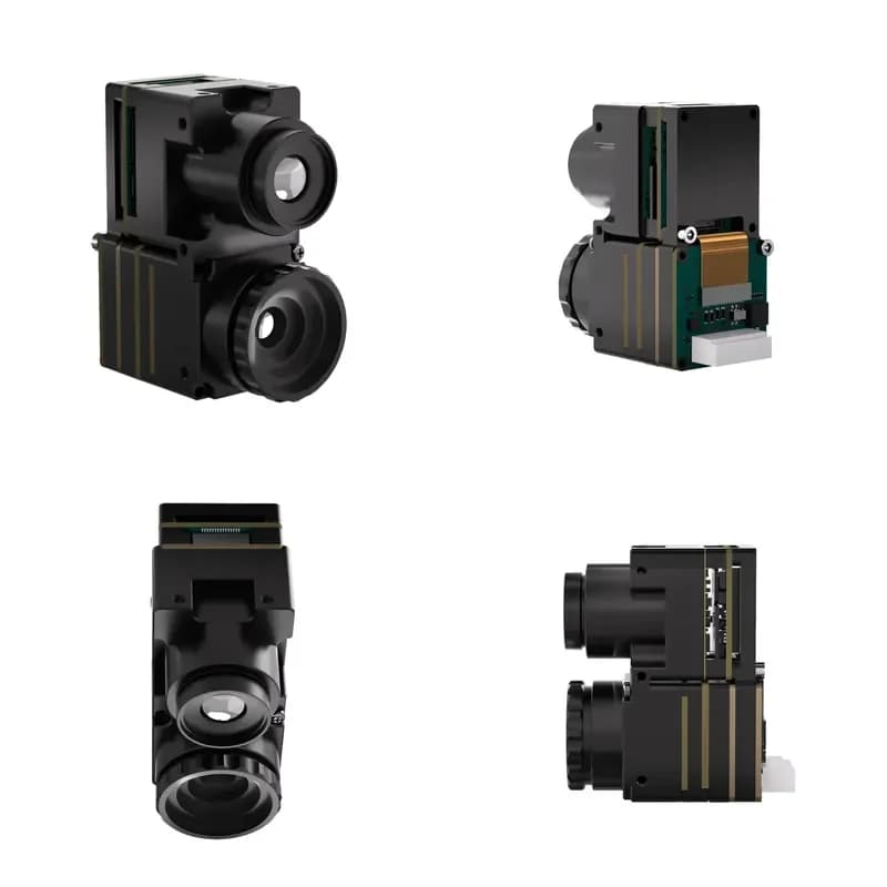 M2V Fusion Module 720P Dual Light 640x512 Thermal Imaging CVBS Camera with Night Vision 8X Magnification 50Hz