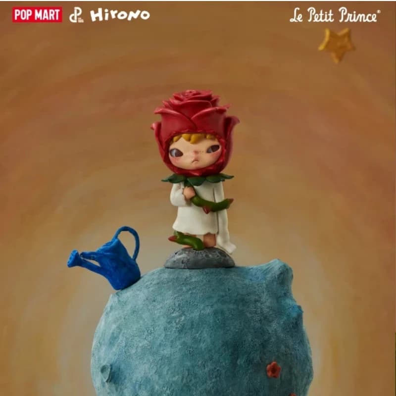 Genuino POPMART Hirono x Le Petit Prince Series Blind Box Kawaii Anime Action Figure Scatola misteriosa Regalo a sorpresa creativo alla moda