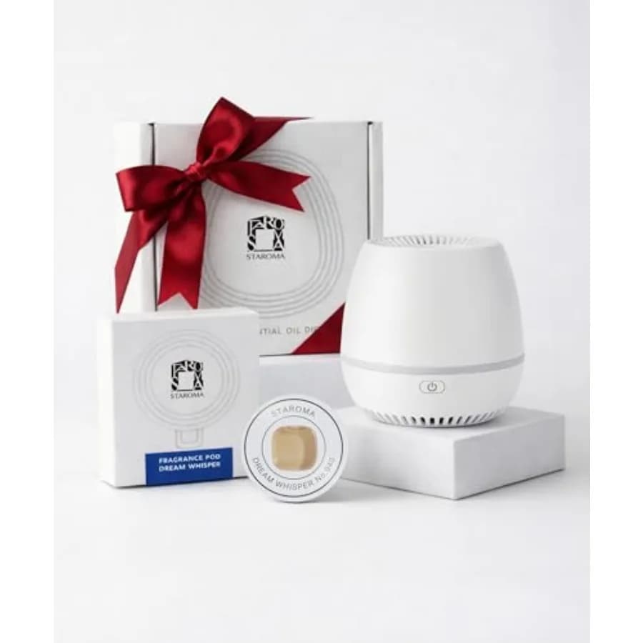 Initial Kit Water-Free Diffuser with Gelsomino Essential Oil - Deodorant for Auto Rechargeable Wireless, Silent and Adjustable