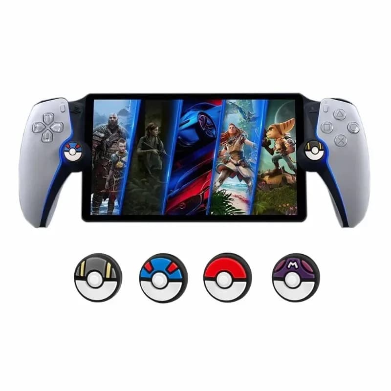 4 Pezzi Copri-Joystick in Silicone Anime Compatibili con Nintendo Switch OLED/Switch Lite/Switch, Protezione per Joystick