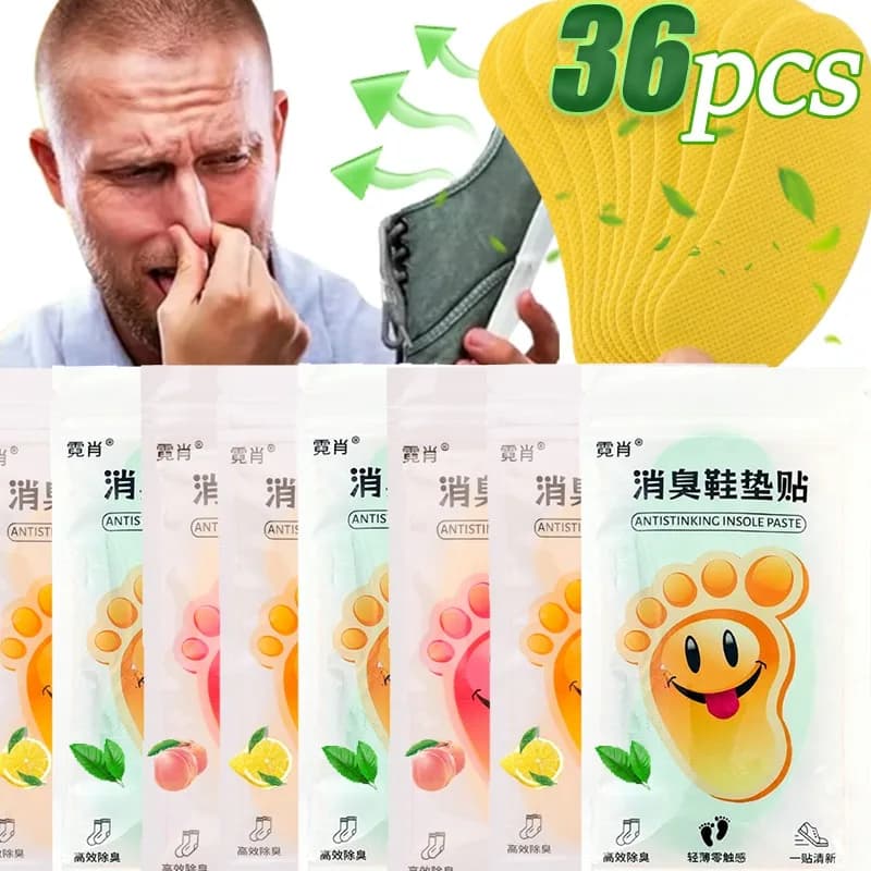 Adesivo per soletta per scarpe deodorizzazione Cuscinetto per scarpe deodorante portatile a lunga durata Patch per solette profumate antiodore autoadesivo