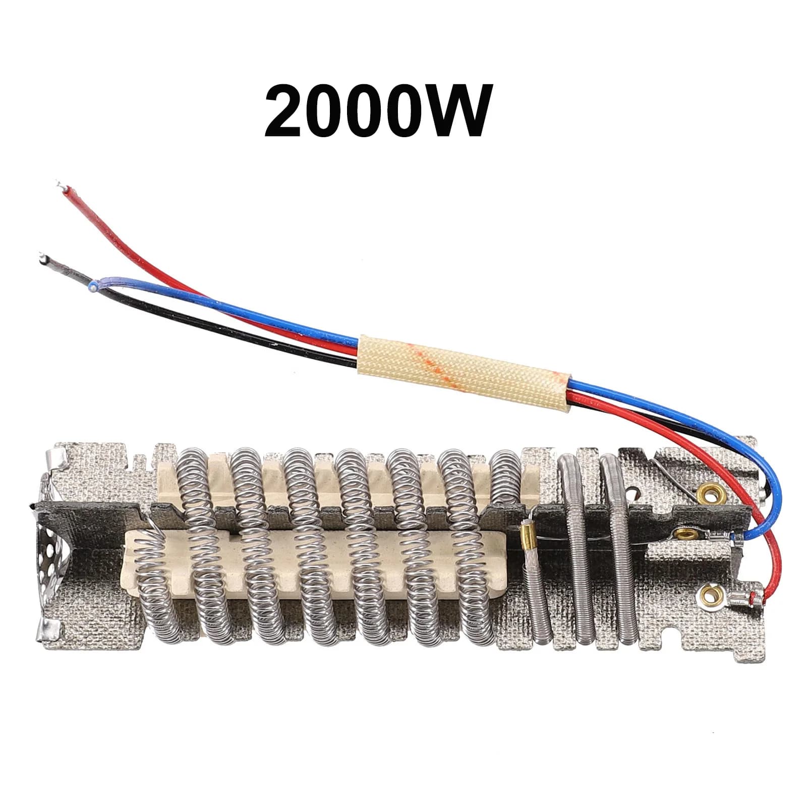 Elemento riscaldante per pistola ad aria calda AC220V Riscaldatore con nucleo riscaldante in ceramica a tre fili per macchina di rilavorazione ad aria calda da 2000 W
