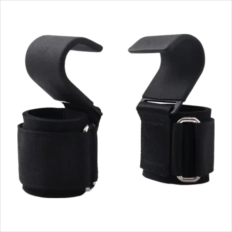 Non-Slip Weight Lifting Hookspremium Pair of Straps Weightlifting Deadlift Chin Pull Up and Exercise Fitness Hook Training