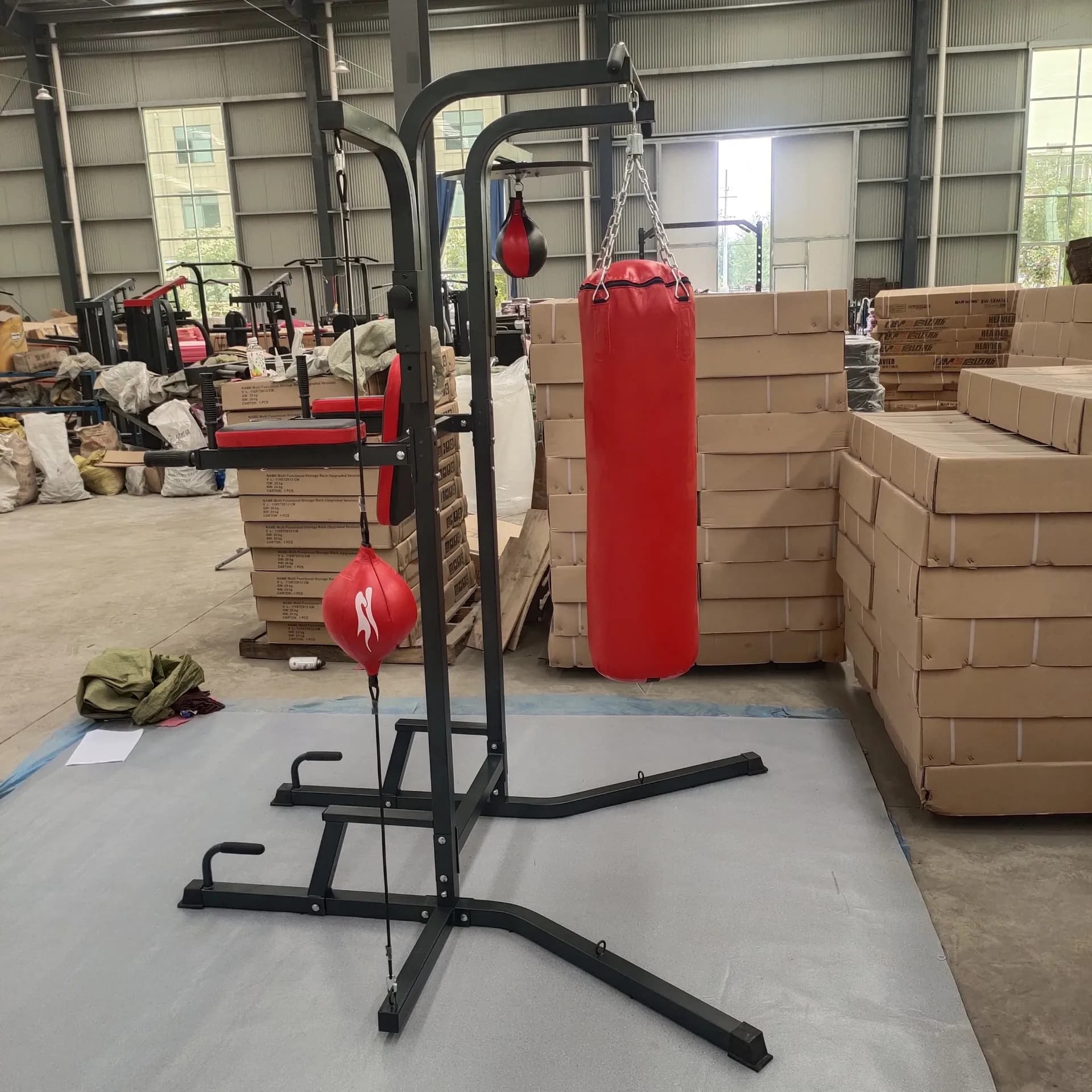 Support Multifunctional Self-supporting Bag for Boxing and Fast Ball from Kick Boxing
