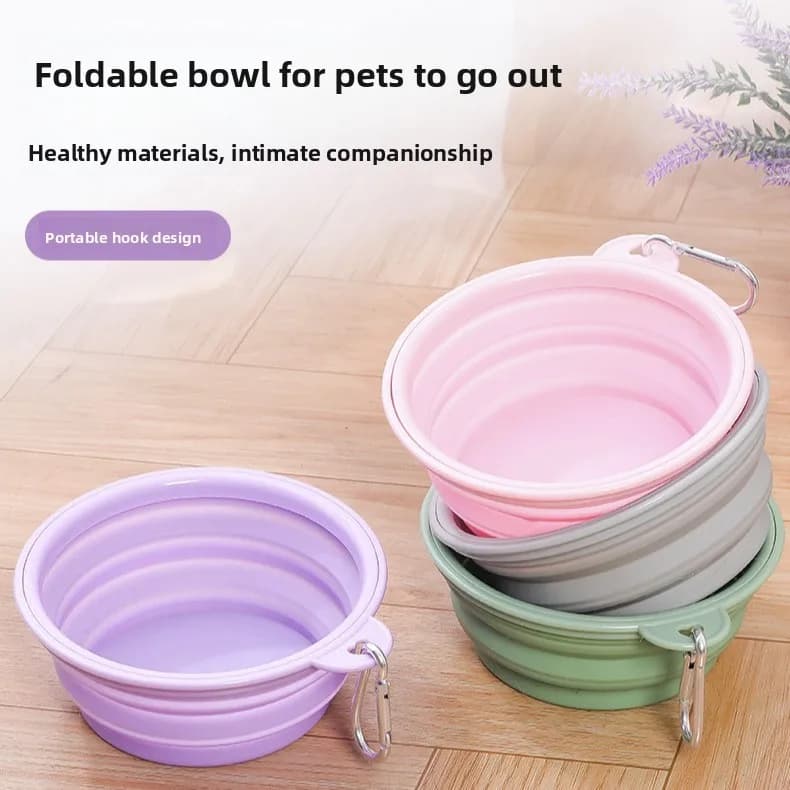 Portable Pet Dog Food Water Container Outdoor Travel Dog Drinking Bowl Durable Pet Feeder Bowl for Cats Dogs Pet Feeding Supply