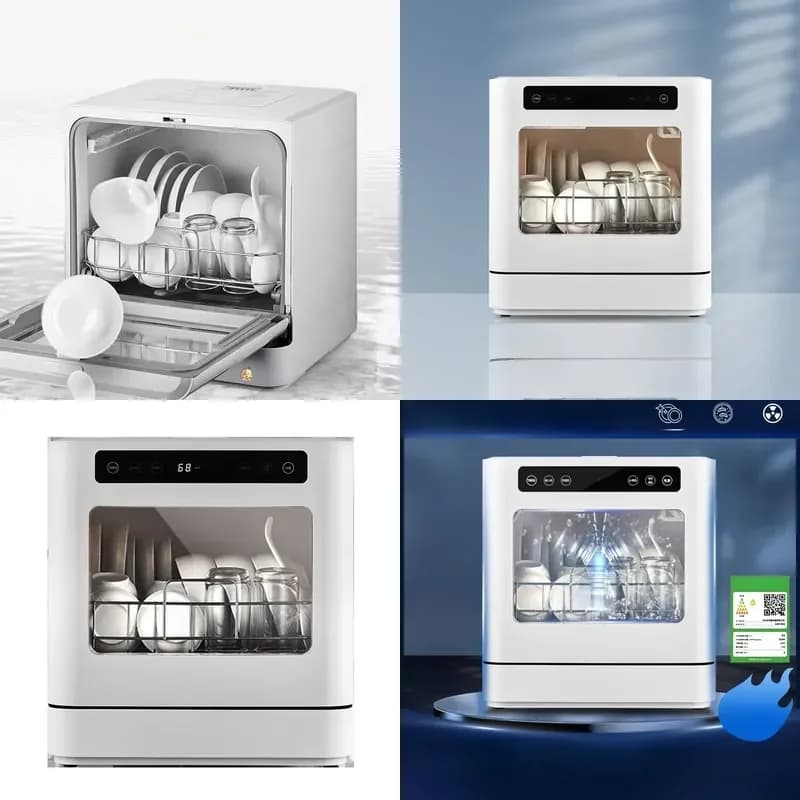 High-speed Smart 4 Sets Portable Dishwasher Home Cleaning Solution For Every Dishwash Machine Dishwashing Tablets