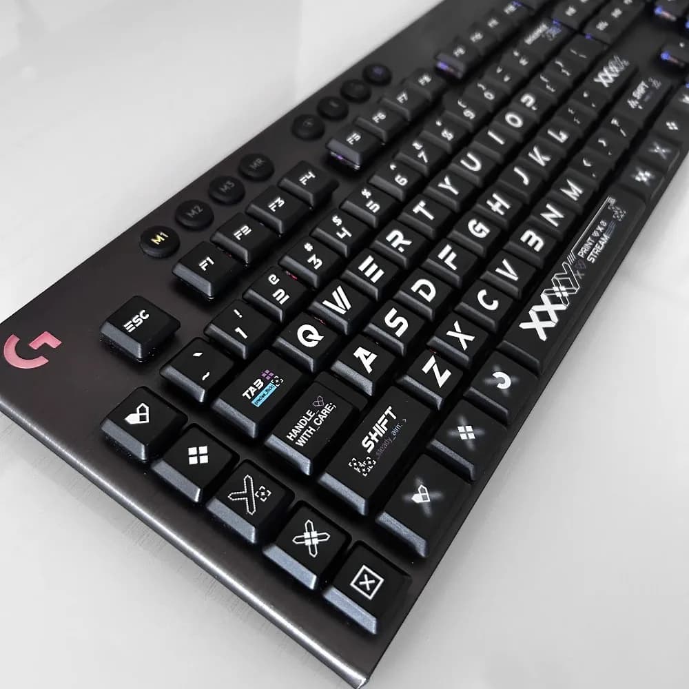 Compatibile con Logitech G913 TKL, tasti PBT resistenti all'usura e antiscivolo per tastiera meccanica da gaming G813/G913