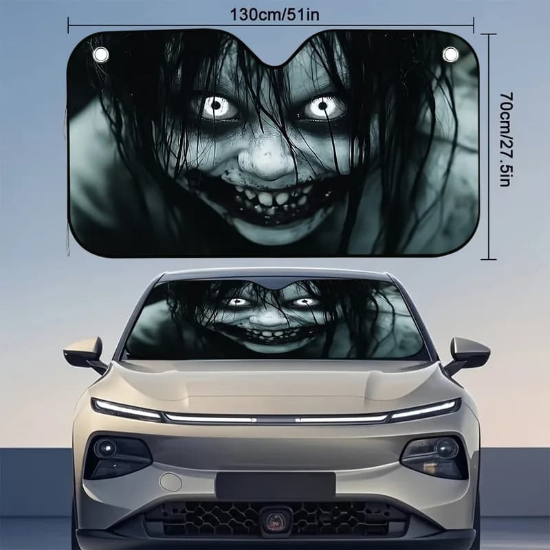 1Pcs Car Windshield Sun Shade, Vibrant Design, Easy Installation
