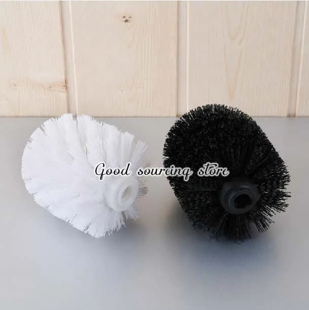 testina per scopino bianco/nero 8,5*7,5 cm, manico per scopino