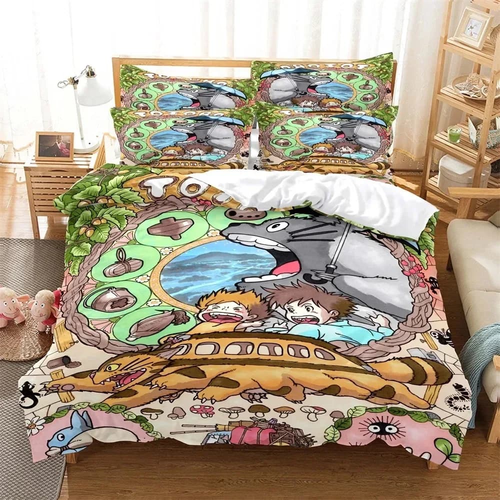 Set di biancheria da letto con stampa digitale 3D, copripiumino, set di lenzuola, design alla moda, misura Queen.