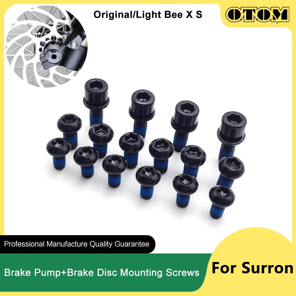 OTOM Light Bee Moto Pompa Freno Disco Rotore Viti di Montaggio Kit Originale Per SURRON Sur-ron Elettrico Off-road Dirt Bike Parte