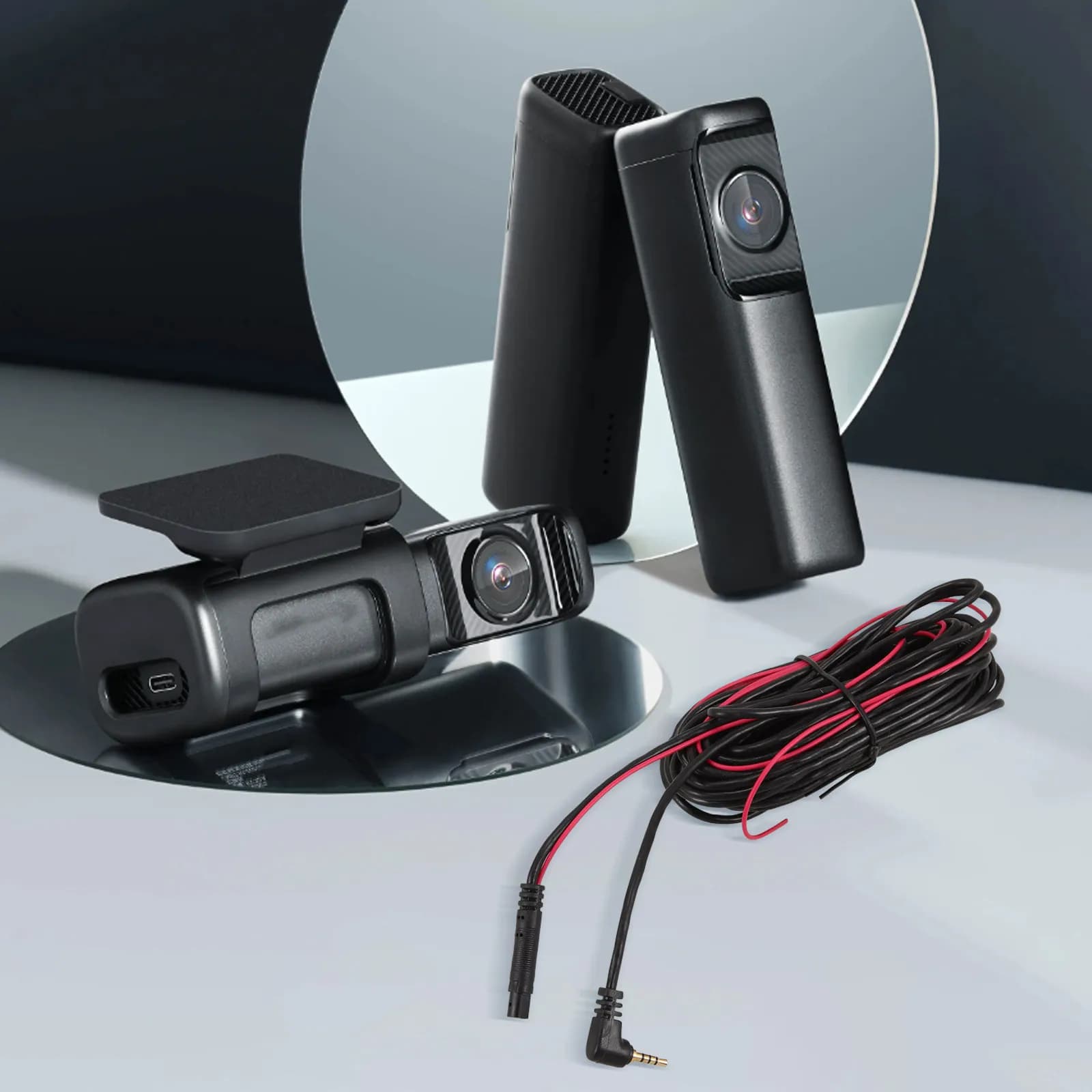 2Pcs Rear View Camera Extension Cable for Car Backup Reverse Recorder Dash Cam Extension Cord Universal Waterproof