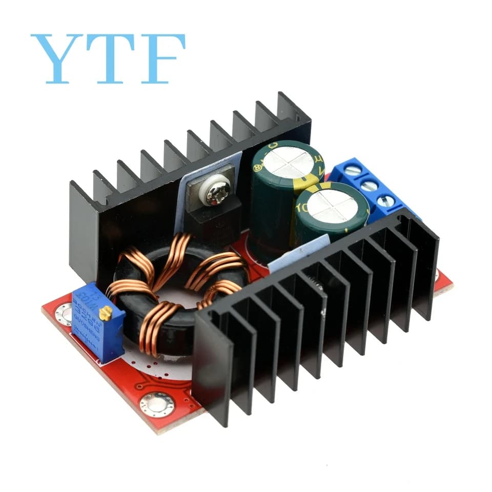 Boost 150W DC-DC Converter from 10-32V to 12-35V 6A Step-Up Voltage Charger Power Supply