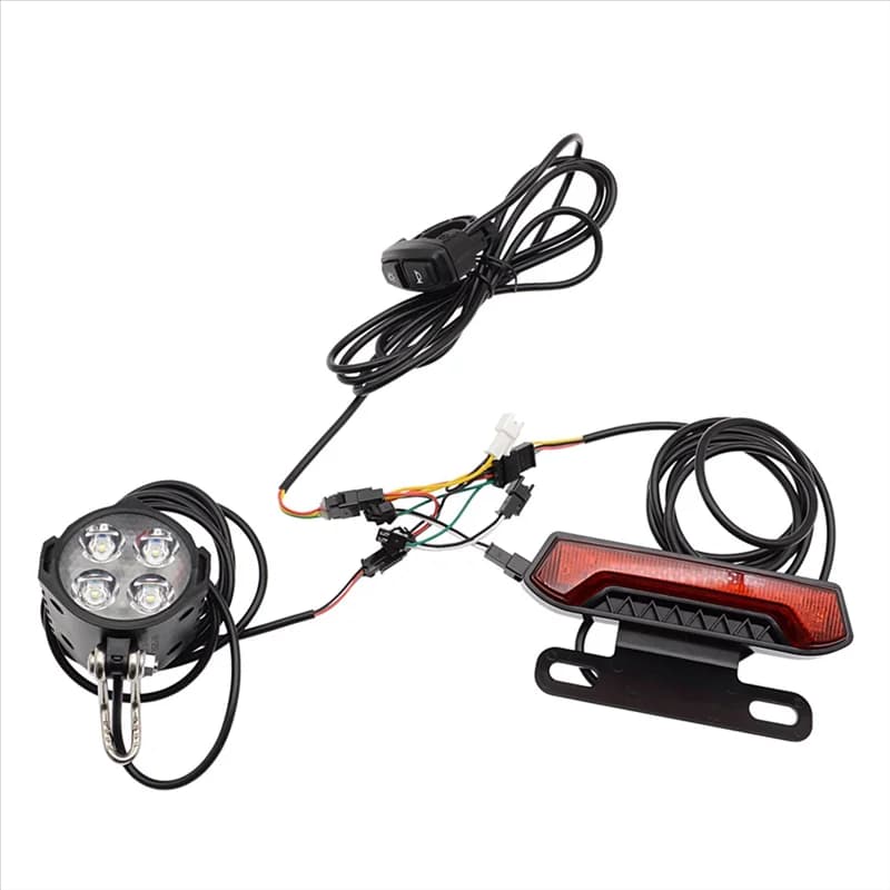Front brake rear light E-Bike Front light Ebike Faro Ebike with electric scooter switch